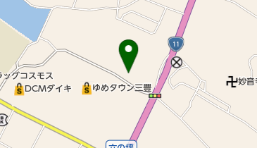 まるお眼科の地図画像