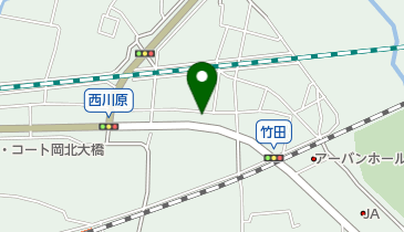 西川原皮膚科の地図画像