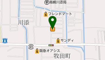 よしかわ皮フ科の地図画像