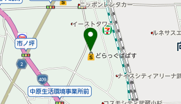 小杉内科ファミリークリニックの地図画像