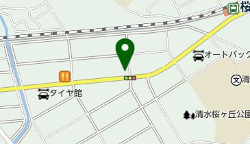桜皮膚科・医科の地図画像