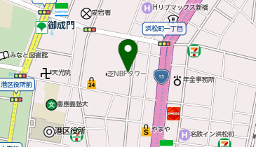 芝大門いまづクリニックの地図画像