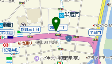 麹町内科の地図画像