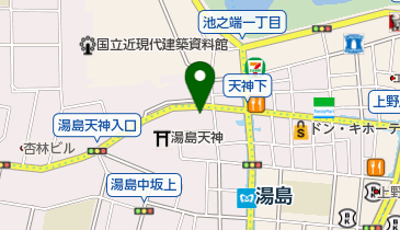 天神下皮フ科形成外科の地図画像