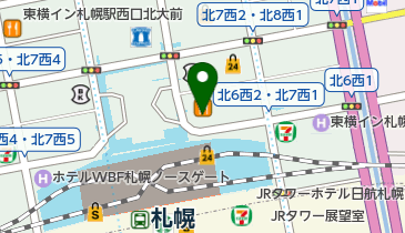 禎心会さっぽろ北口クリニックの地図画像