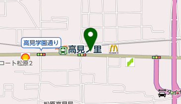 にしの皮フ科・アレルギー科クリニックの地図画像