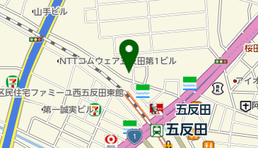 五反田ガーデンクリニックの地図画像