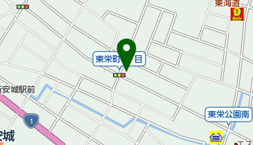 新安城耳鼻科クリニックの地図画像