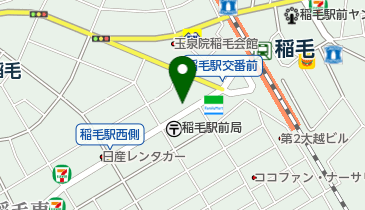 わかば皮膚科の地図画像