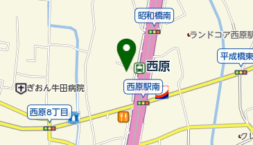 西原セントラルクリニックの地図画像