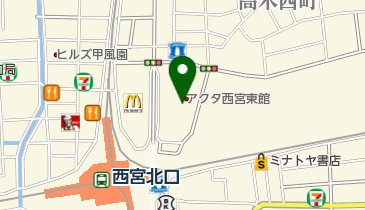 もりたレディースクリニックの地図画像