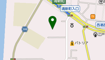 清新外科クリニックの地図画像