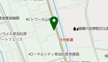 草加脳神経外科クリニックの地図画像