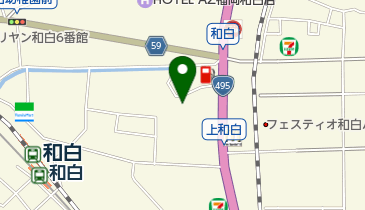 和白クリニックの地図画像