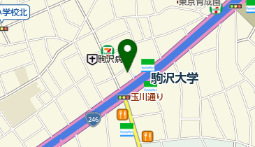 駒沢・風の診療所の地図画像