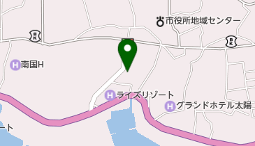 白浜中央医院の地図画像