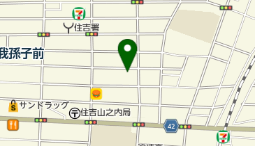 長整形外科の地図画像