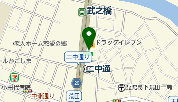 坂元内科胃腸科の地図画像