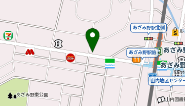 あざみ野内科・消化器内視鏡クリニックの地図画像