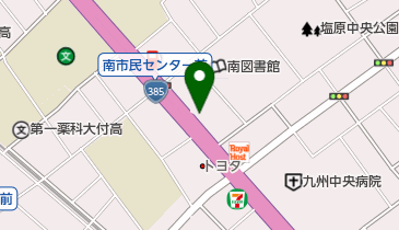 しらべ耳鼻咽喉科医院の地図画像