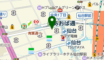 脳神経内科クリニック仙台の地図画像