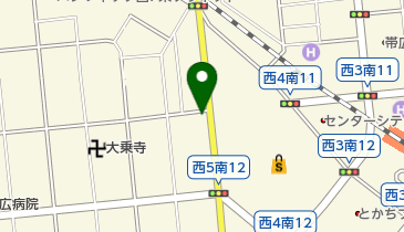 こころのリカバリークリニック十勝の地図画像