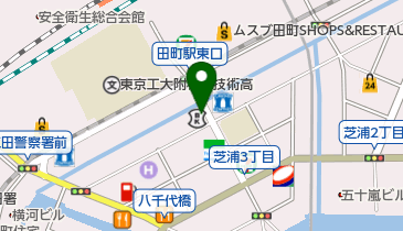 芝浦皮膚科の地図画像