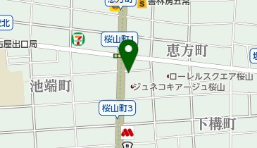 桜山内科・循環器内科クリニックの地図画像