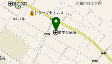 愛生会内科・婦人科クリニックの地図画像