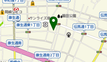 荻須医院の地図画像