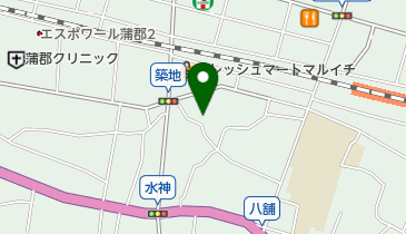 トータルサポートクリニック蒲郡の地図画像