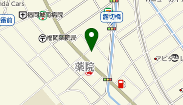 占部医院の地図画像