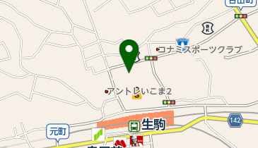 生駒吉岡皮膚科医院の地図画像