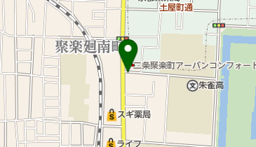 聚楽 うしじまクリニックの地図画像