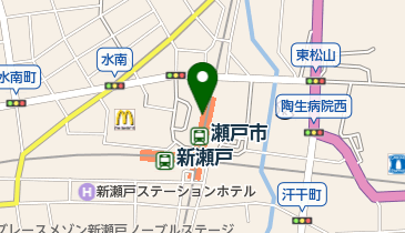 瀬戸こころの診療所の地図画像