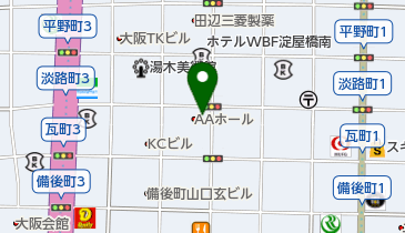 本町皮フ科クリニックの地図画像