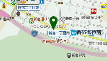 御苑前クリニックの地図画像