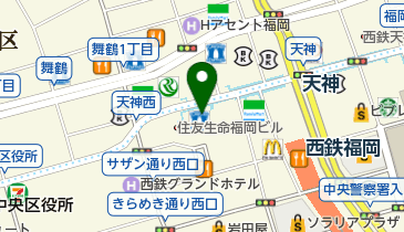 先進会眼科 福岡の地図画像