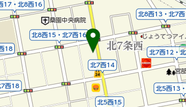 桑園メンタルクリニックの地図画像