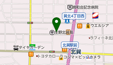 北巽白鷺クリニック(透析専門)の地図画像