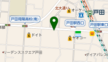 戸田ファミリア耳鼻咽喉科の地図画像