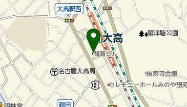 柊みみはなのどクリニック大高駅前の地図画像