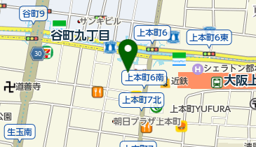 大阪ストレスクリニックの地図画像