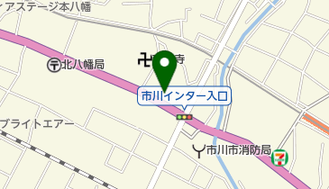 市川整形外科内科の地図画像