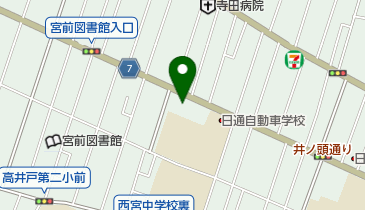 久我山整形外科ペインクリニックの地図画像