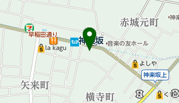 みみ・はな・のど神楽坂クリニックの地図画像