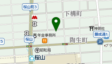 若山医院の地図画像