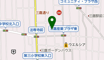 みたかヘルスケアクリニックの地図画像