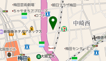 茶屋町皮フ科クリニックの地図画像