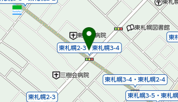 東札幌メンタルクリニックの地図画像